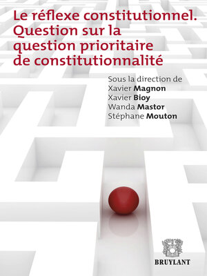 cover image of Le réflexe constitutionnel